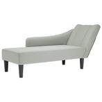 vidaXL Chaise longue met rechterarmleuning fluweel, Huis en Inrichting, Banken | Sofa's en Chaises Longues, Verzenden, Nieuw
