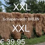 Schapenvacht BRUIN XXL GROOT schapenvel schapenhuid € 39,95