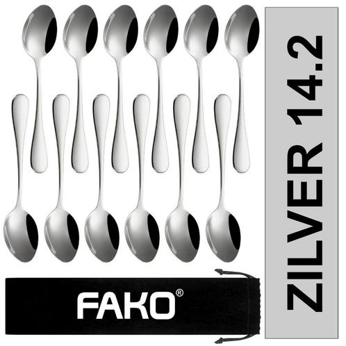 Fako Bijoux® - Koffielepel / Dessertlepel Classic - 14cm -, Huis en Inrichting, Keuken | Bestek, Verzenden