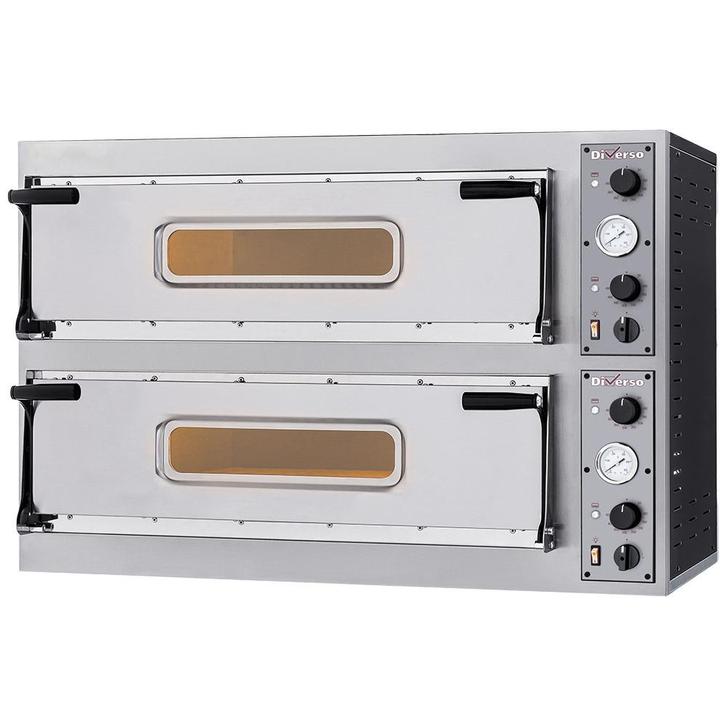 Diverso by Diamond Pizza Oven | 2x 2 Ø350mm | 400V | Stapelb, Zakelijke goederen, Horeca | Keukenapparatuur, Nieuw in verpakking