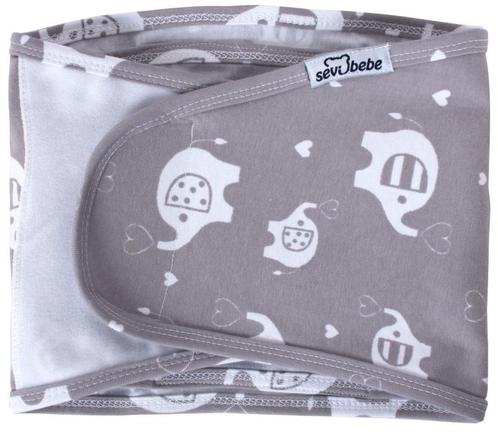 Sevibaby Baby Elephants Inbaker Wrap 504-193, Kinderen en Baby's, Dekens, Slaapzakjes en Inbakerproducten, Nieuw, Verzenden