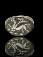 Oud-Romeins Extreem Rare griffin Flavia Felix Legion IV Seal