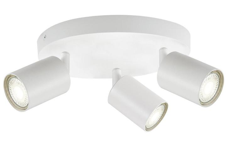Ronde Spot armatuur Wit | 3x GU10 Richtbare spots | Plafond, Huis en Inrichting, Lampen | Overige, Nieuw, Ophalen of Verzenden
