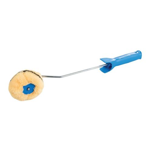 Silverline Hoek verfroller - lang handvat - 100 mm - 12 m..., Doe-het-zelf en Verbouw, Schildersmaterialen, Nieuw, Ophalen of Verzenden