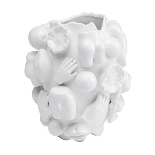 *WOONWINKEL* Kare Design Body Parts 25 Witte Vaas Lichaamsde, Huis en Inrichting, Woonaccessoires | Overige, Nieuw, Verzenden