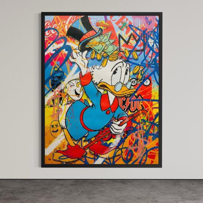 CASPA - Scrooge McDuck money surprise, Antiek en Kunst, Kunst | Schilderijen | Modern