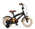 SJOEF Cruise Jongensfiets 12 inch - Mat Zwart, Fietsen en Brommers, Fietsen | Kinderfietsjes, Nieuw, Overige merken, Minder dan 16 inch