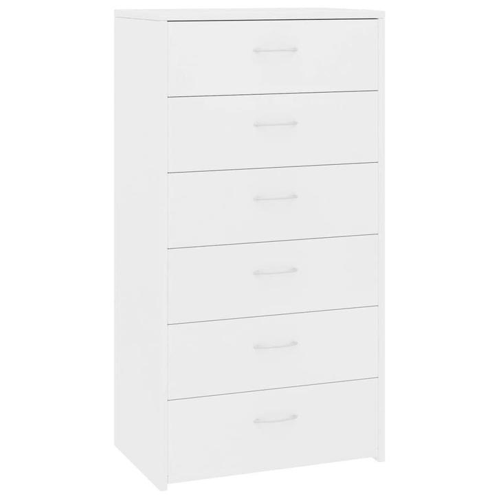 Dressoir 6 lades wit | Retourdeal | 55% Korting, Huis en Inrichting, Kasten | Dressoirs, 50 tot 100 cm, 25 tot 50 cm, Met lade(s)