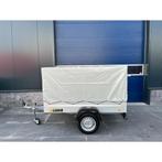 BOCKMANN BAKWAGEN + HUIF 202 X 107 X 80 CM 750 KG ONGEREMD!, Auto diversen, Aanhangers en Bagagewagens, Nieuw, Ophalen