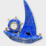 Grote mozaïeklapis lazuli Klok - Hoogte: 23 cm - Breedte: 23