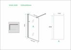 Aanbieding: Wiesbaden inloopdouche + Safety Glass + ZWART, Ophalen of Verzenden, Nieuw
