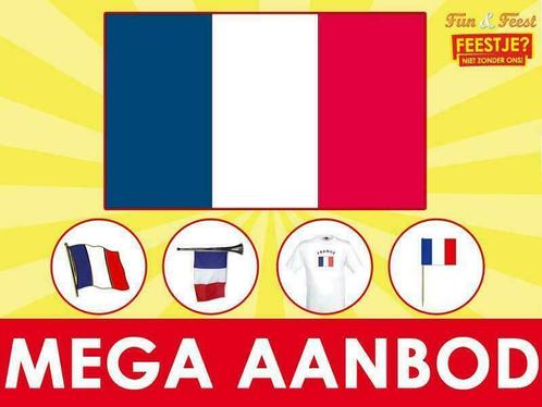 Franse vlaggen - Frankrijk vlaggen binnen 24 uur geleverd, Diversen, Vlaggen en Wimpels, Nieuw, Ophalen of Verzenden