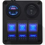 ProRide Schakelpaneel 12V voor Auto/Boot - USB Lader 2, Verzenden, Nieuw