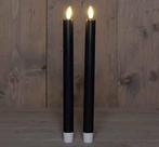 Led kaarsen annas collection – 3d flame candle zwart 23 cm, Huis en Inrichting, Ophalen of Verzenden, Nieuw