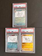 Pokémon - 3 Graded card - Umbreon, Glaceon, Pikachu 067 /, Hobby en Vrije tijd, Nieuw