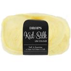DROPS Kid-Silk Uni Colour - 52 limonade - Mohair Garen, Hobby en Vrije tijd, Ophalen of Verzenden, Nieuw