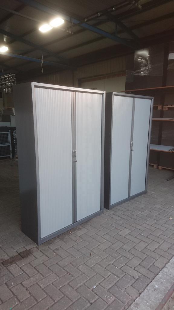 Metalen Roldeurkasten, Huis en Inrichting, Kasten | Roldeurkasten en Archiefkasten, Meerdere deuren, Met slot, 25 tot 50 cm, Gebruikt