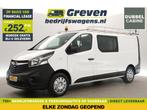 Opel Vivaro 1.6 CDTI L2H1 DC 6 Pers Airco LED Trekh €252pm, Wit, Nieuw, Lease, Financial lease