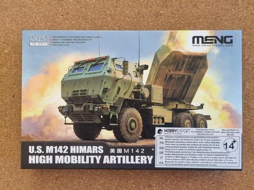 Meng Model 72-004 U.S. M142 HIMARS 1:72, Hobby en Vrije tijd, Modelbouw | Auto's en Voertuigen, Verzenden