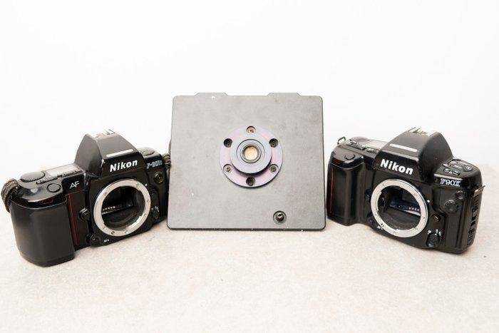 Nikon F90X // F-801s // N6000 with microscope adapter Single, Audio, Tv en Foto, Fotocamera's Analoog