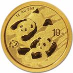 Gouden China Panda 1 gram 2022, Postzegels en Munten, Goud, Oost-Azië, Losse munt, Verzenden