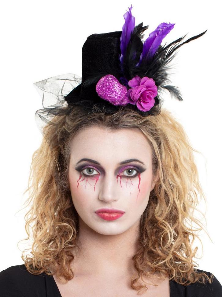 Halloween Haarband Hoed Veren, Hobby en Vrije tijd, Feestartikelen, Nieuw, Verzenden