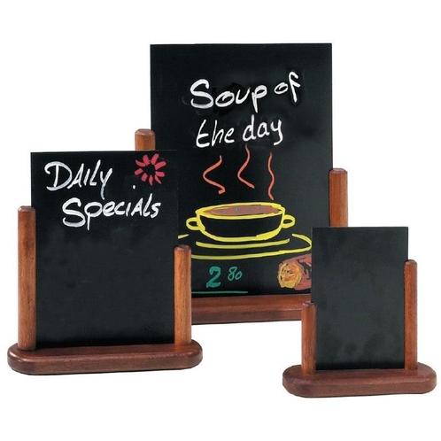 Tafel krijtbord | Massief beukenhout met mahonie afwerking |, Zakelijke goederen, Horeca | Keukenapparatuur, Nieuw in verpakking
