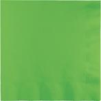 Lime Groene Servetten 3-Laags 41cm 25st, Verzenden, Nieuw