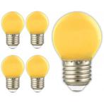 Calex LED kogellamp 240V 1W 12lm E27 Geel (E27 LED), Verzenden, Nieuw