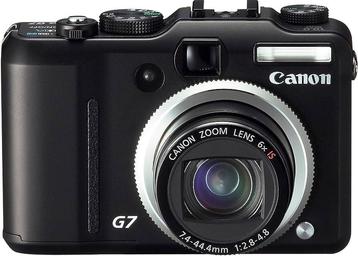 Canon PowerShot G7 Digitale Compact Camera - Zwart beschikbaar voor biedingen