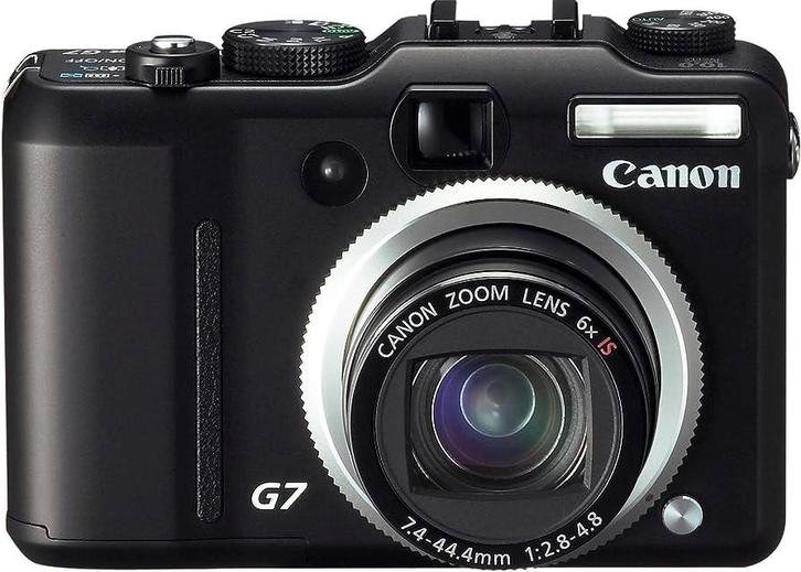 Canon PowerShot G7 Digitale Compact Camera - Zwart, Audio, Tv en Foto, Fotocamera's Digitaal, Zo goed als nieuw, Verzenden