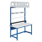 Aanbieding: Verstelbare werkbank met rail Sofame melamine, Nieuw