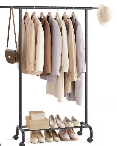 Jurkenstandaard Op Wielen – Uitschuifbaar & Praktisch, Kleding | Dames, Kledingrekken, Nieuw, Verzenden