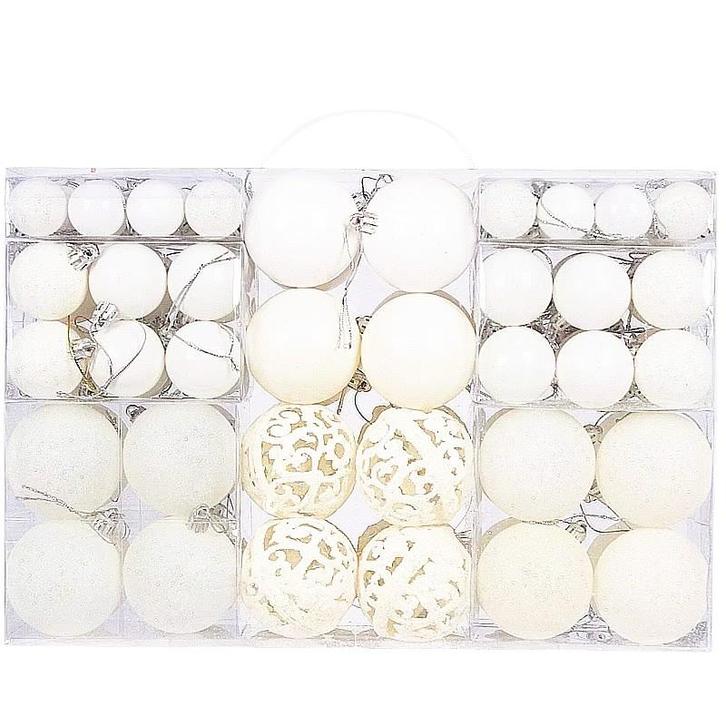 Kerstballen 100 stuks Wit, Diversen, Kerst, Nieuw, Ophalen of Verzenden