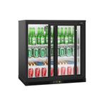 GGM Gastro | Barkoelkast - 900mm - 220 liter - met 2 glazen, Verzenden, Nieuw