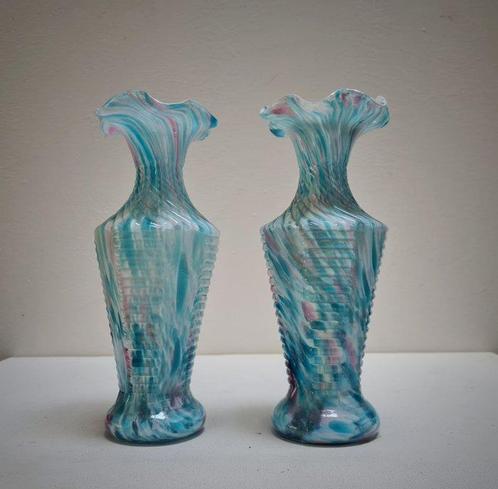 Vaas - Set van Clichy vazen - Glas, Antiek en Kunst, Kunst | Designobjecten