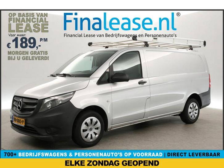 Mercedes-Benz Vito CDI Lang Airco Cruise Trekhaak Imperiaal, Auto's, Bestelauto's, Lease, Handgeschakeld, Diesel, Mercedes-Benz