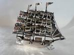 Miniatuur beeldje - Galjoen zeilschip - .800 zilver, Antiek en Kunst