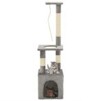 vidaXL Kattenkrabpaal met sisal krabpalen 109 cm grijs, Dieren en Toebehoren, Katten-accessoires, Verzenden, Nieuw