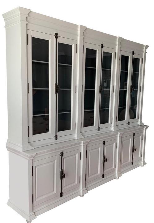 Buffetkast wit - grijs  Lara 300 x 240cm espagnoletsluiting, Huis en Inrichting, Kasten | Buffetkasten, Ophalen of Verzenden