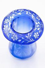 Moser Art Nouveau Cobalt Glass Vase 1900 - Vaas - Glas