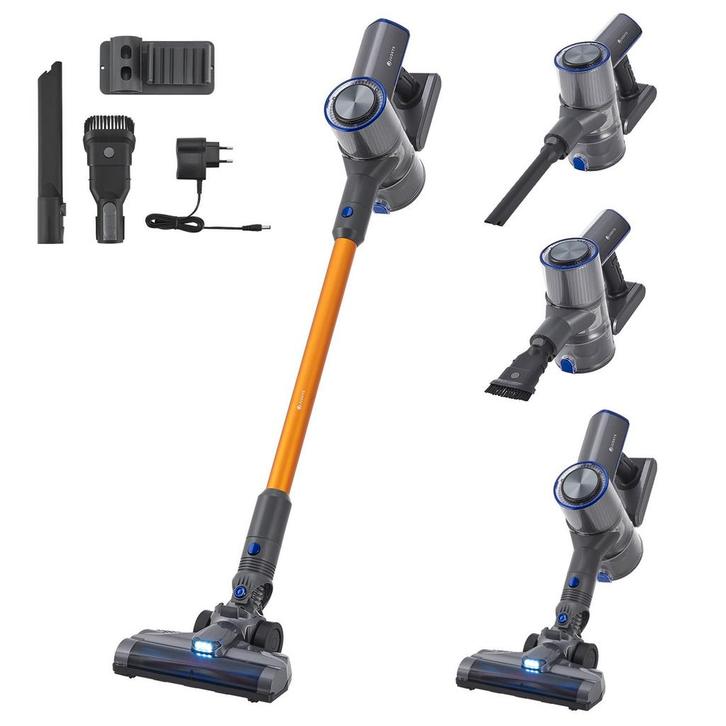 Accustofzuiger / Stofzuiger VC2101 - Grijs & Goud, Witgoed en Apparatuur, Stofzuigers, Nieuw, Verzenden