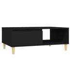 Zwarte Salontafel 90x60 - OP = OP - Grijp je Kans!, Huis en Inrichting, Tafels | Salontafels, 50 tot 100 cm, Nieuw, Modern, Minder dan 50 cm