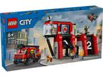 LEGO City 60414 Brandweerkazerne en brandweerauto, Kinderen en Baby's, Speelgoed | Duplo en Lego, Verzenden, Nieuw