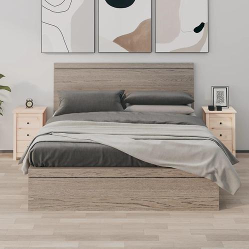 vidaXL Nachtkastjes 2 st 40x35x61,5 cm massief grenenhout, Huis en Inrichting, Slaapkamer | Nachtkastjes, Nieuw, Minder dan 45 cm
