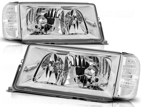 Koplampen Mercedes W201 82-93 H4+H3 chroom, Auto-onderdelen, Overige Auto-onderdelen, Ophalen of Verzenden