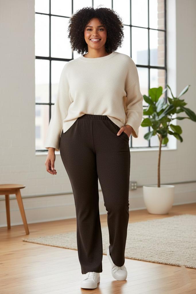 Vero Moda Curve Flared broek ECO Maat:, Kleding | Dames, Broeken en Pantalons, Overige kleuren, Nieuw, Verzenden