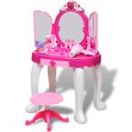 vidaXL Speelgoedkaptafel staand met 3 spiegels en, Kinderen en Baby's, Speelgoed | Overig, Verzenden, Nieuw