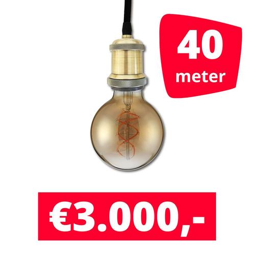 LED Railverlichting Horeca Craft Alu 40 spots + 40M rails, Zakelijke goederen, Kantoor en Winkelinrichting | Winkel en Inventaris