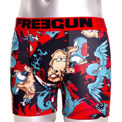 FreeGun Polyester Boxershorts Underwear King Kong Rood Zwart, Kleding | Heren, Sportkleding, Rood, Maat 46 (S) of kleiner, Nieuw